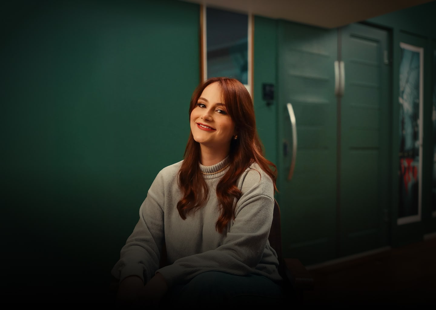 Gabrielle Alvares Milanez em seu consultório